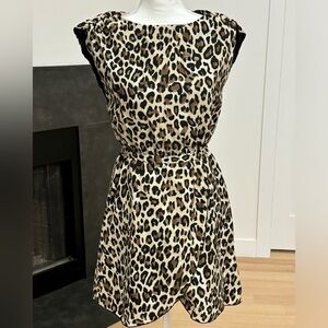 H&M Leopard Print Mobwife style Mini Dress